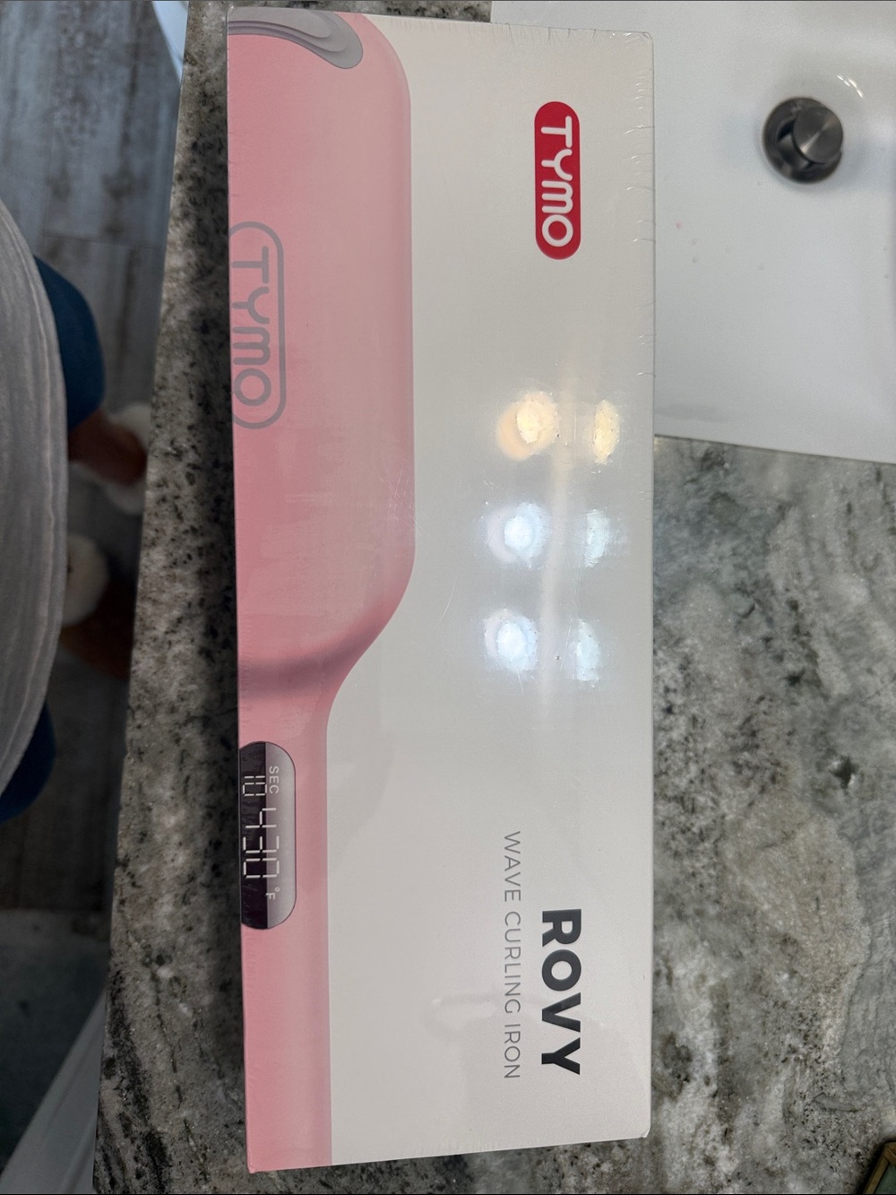 Tymo Rovy Wave Curling Iron - Pink